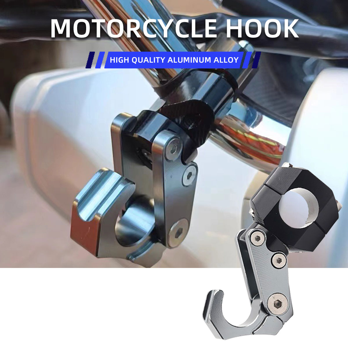 Motorcycle Gear Wall Mount - 1x Motorcycle Modified Accessories Aluminum Alloy