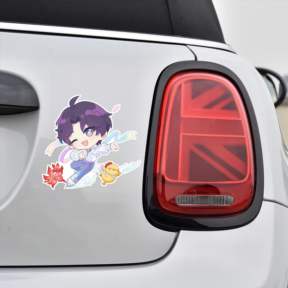 Motorcycle Gear Sale - Cute Zayne Cartoon Car Stickers Auto