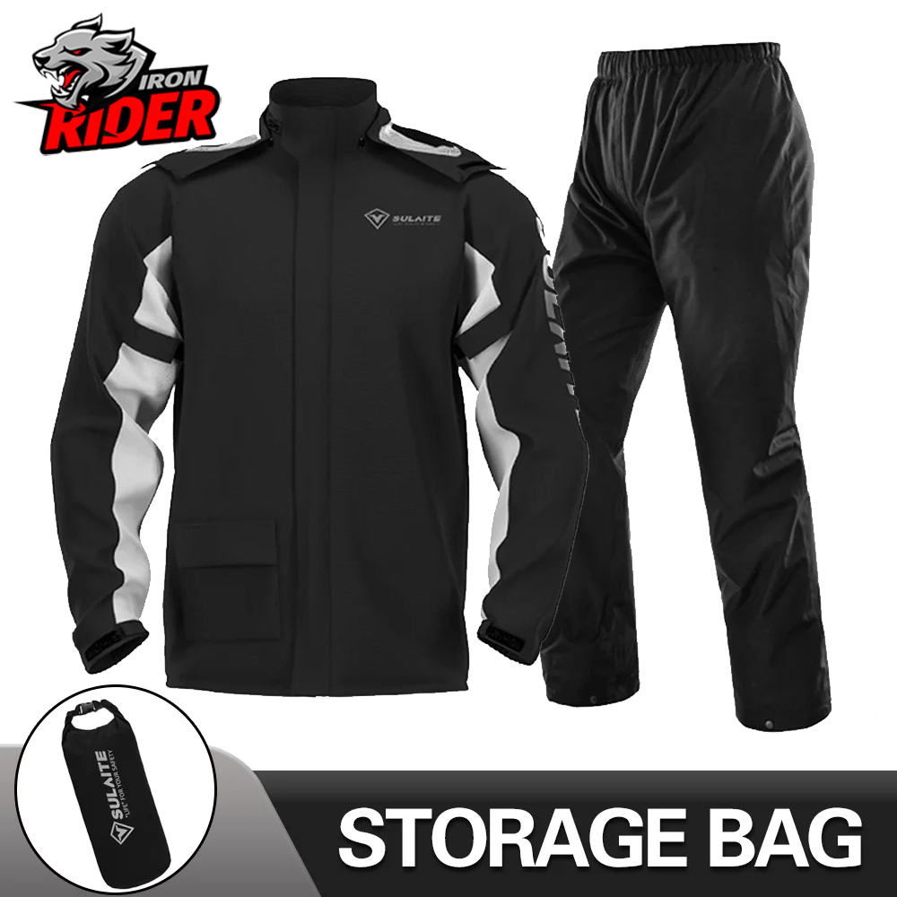 Motorcycle Raincoat Reflective - Gearx Motorcycle Jacket review and price