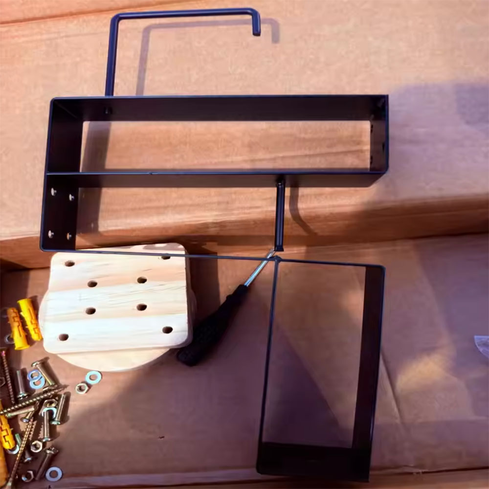 Wood Motorcycle Helmet Holder  - Motorcycle Gear Wall Mount review and price