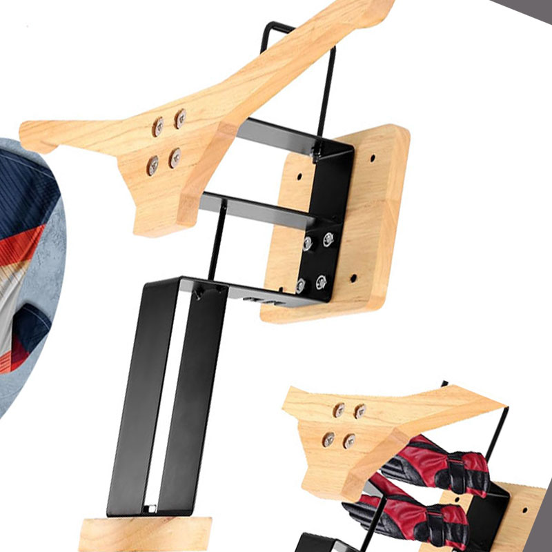 Wood Motorcycle Helmet Holder  - Motorcycle Gear Wall Mount review and price
