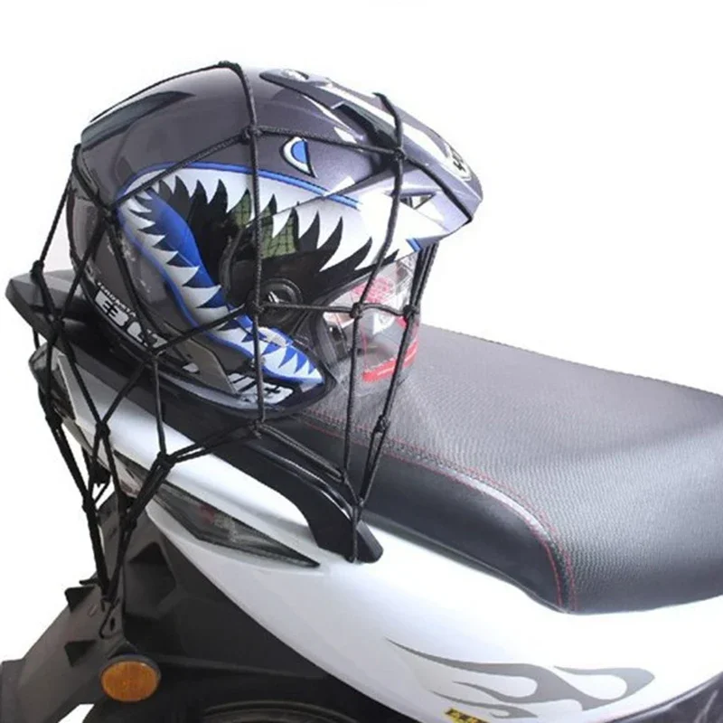 Motorcycle Cargo Net 30x30cm 4 - Motorcycle Gear Wall Mount review and price