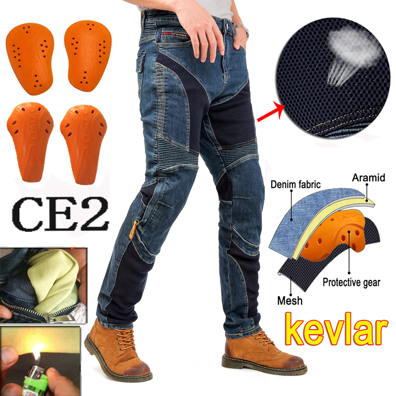Hithotwin Aramid Motorcycle Je - Motorcycle Gear Jeans review and price
