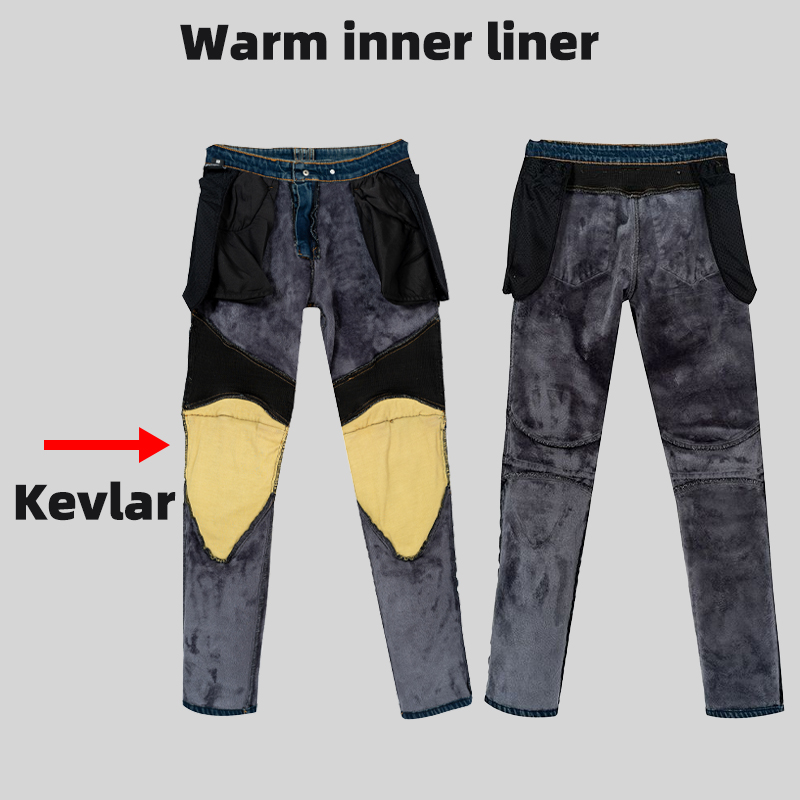 Winter Motorcycle Pants warm   - Motorcycle Gear Jeans review and price