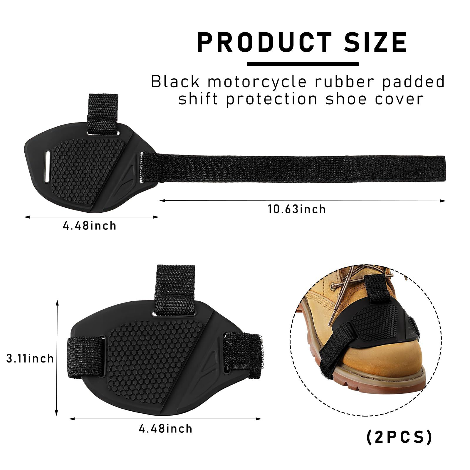 Honeycomb Anti-Slip Gear Shift - Motorcycle Gear Lever Cover review and price