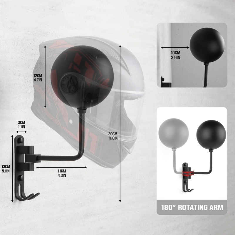 Premium Aluminum Alloy Stainle - Motorcycle Gear Wall Mount review and price